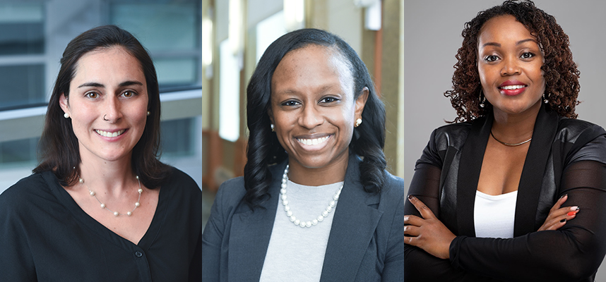 Marisa Astiz-Martinez, Kelsey Bradford, and Yvette Conyers