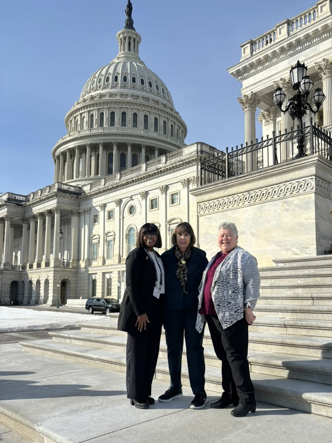 Yvette Conyers, Janet Selway, Claire Bode, and Lisa Adams