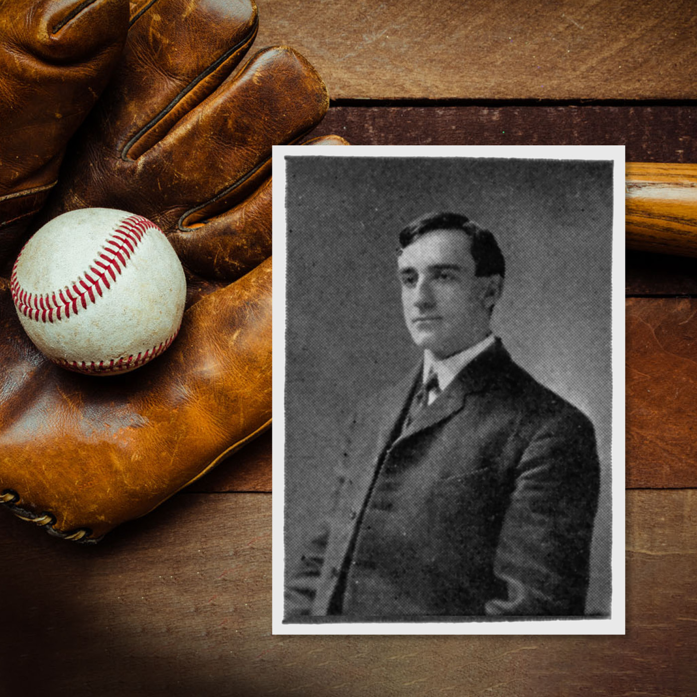 Baseball glove and Moonlight Graham