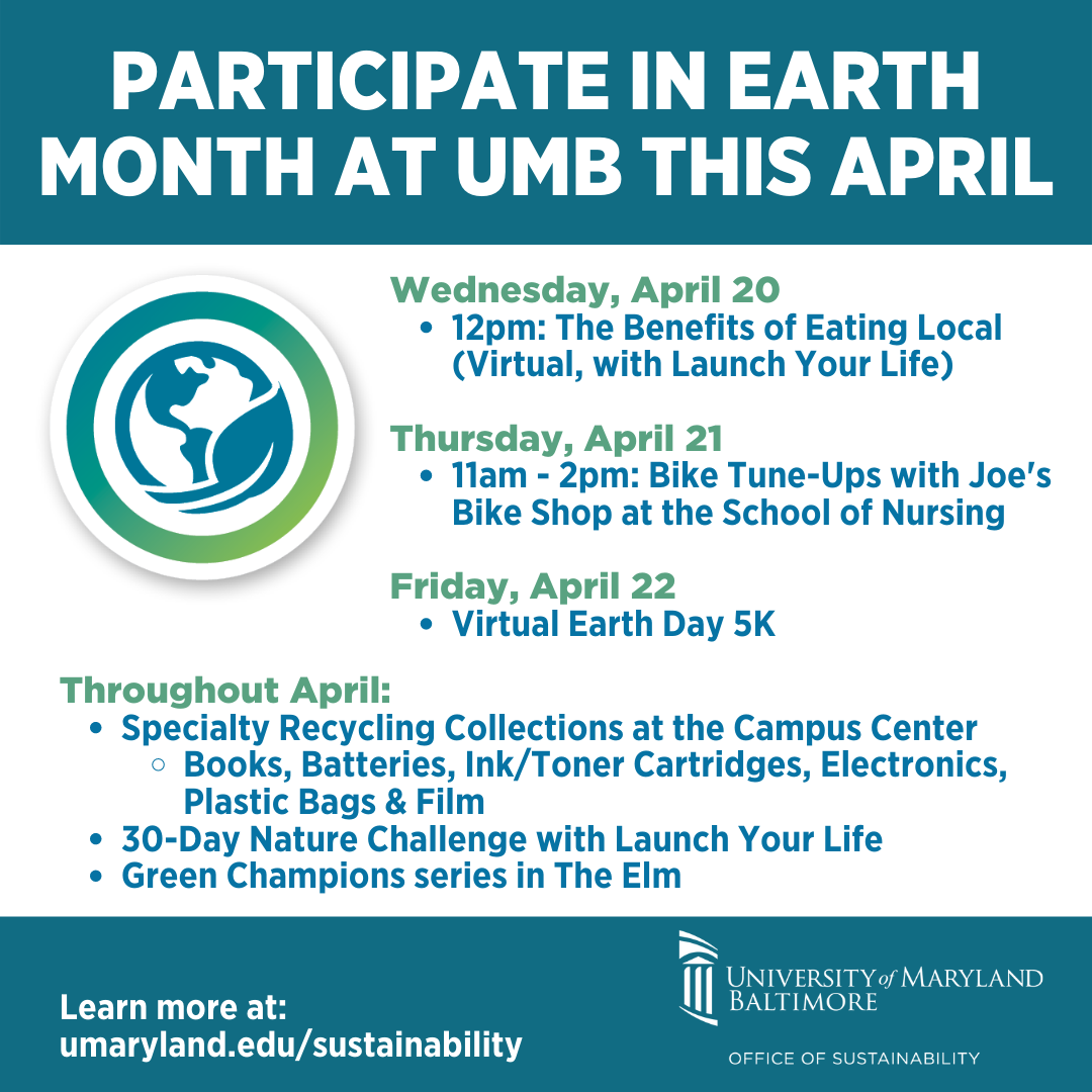 List of Earth Month events at UMB