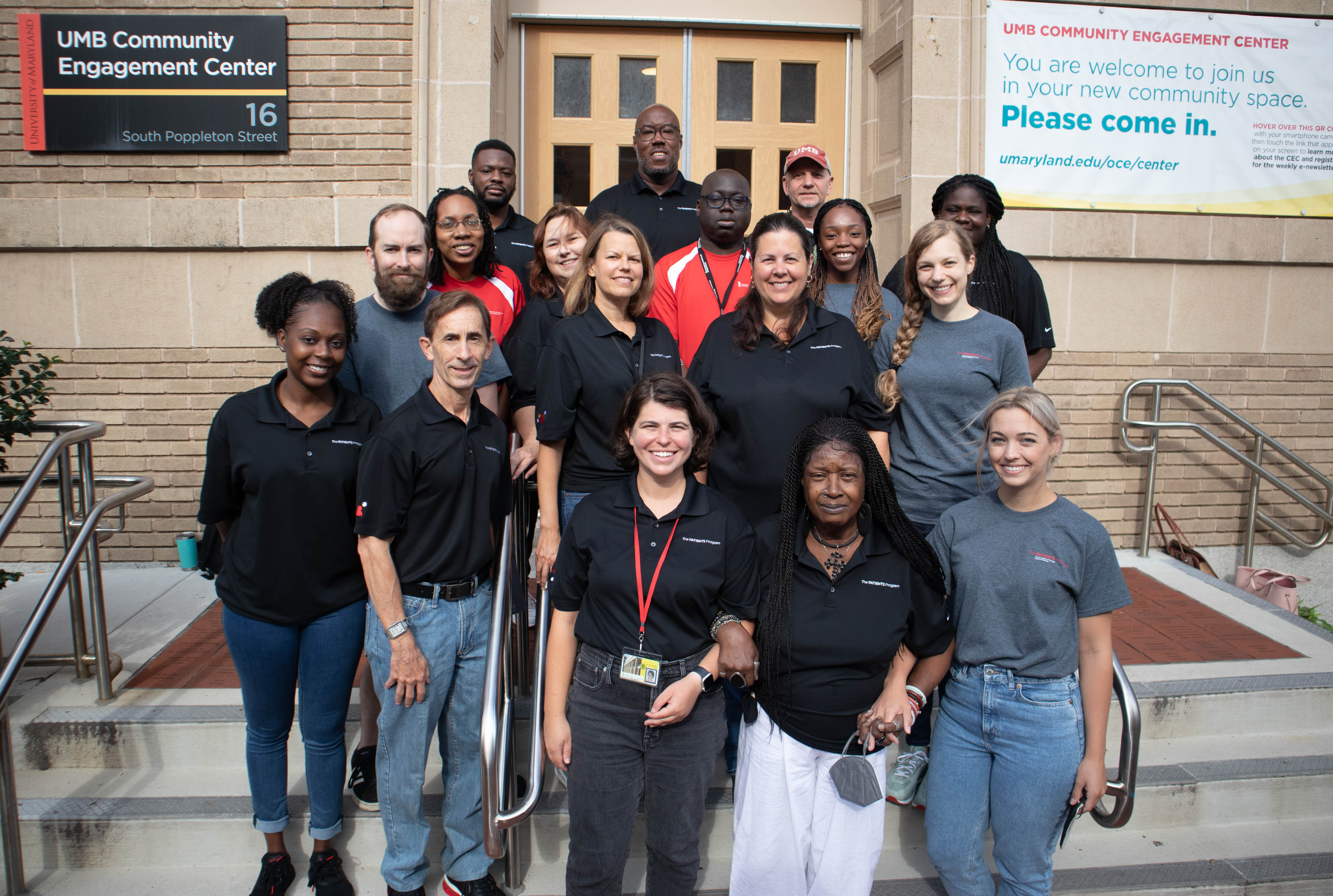 Group photo of PATIENTS team