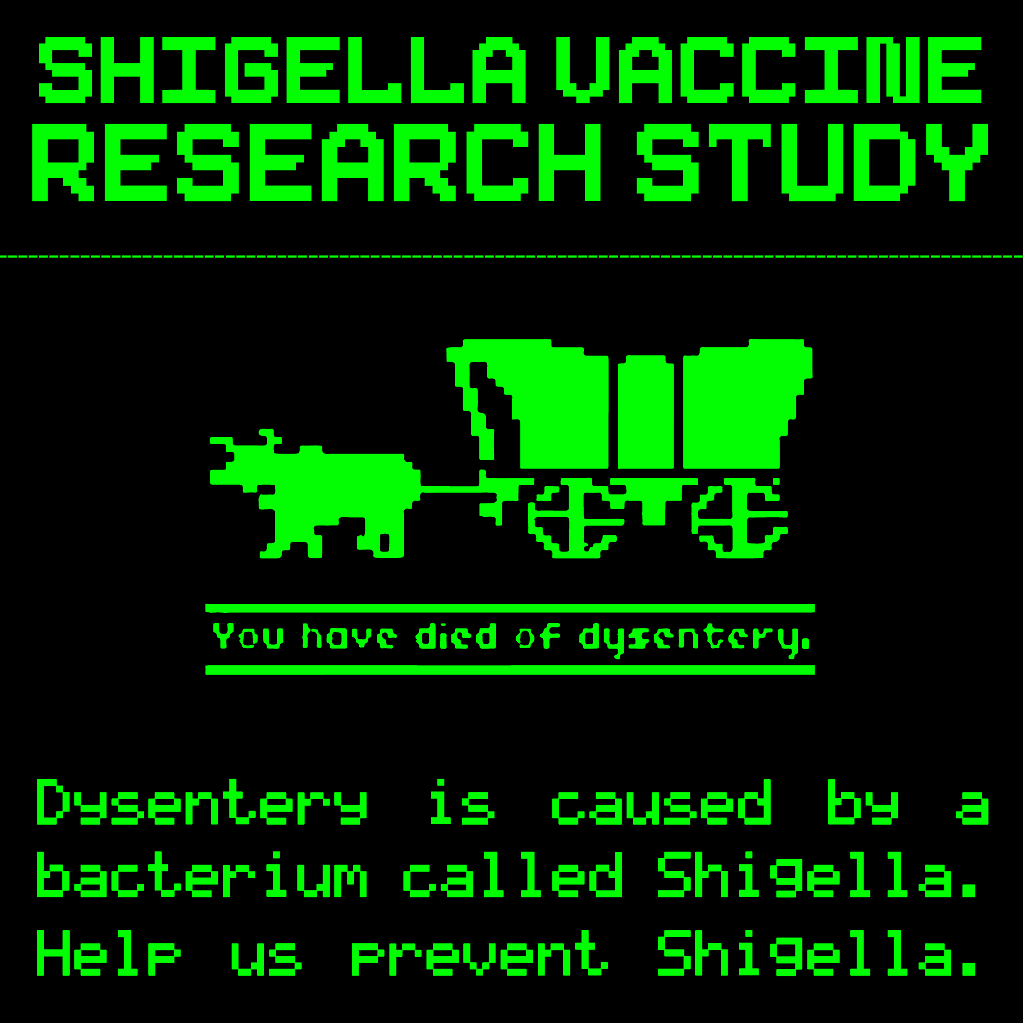 shigella trial advertisement