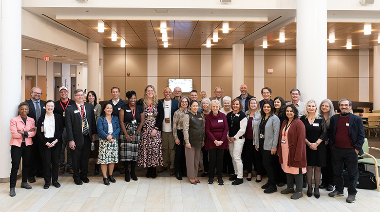 Employees, staff, and other friends of the Maryland Poison Center gathered for its 50th anniversary.