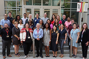 Group of faculty, staff, and students in the Department of Practice, Sciences, and Health Outcomes Research