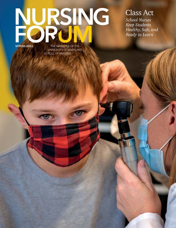 cover of the spring 2022 issue of Nursing For/um magazine