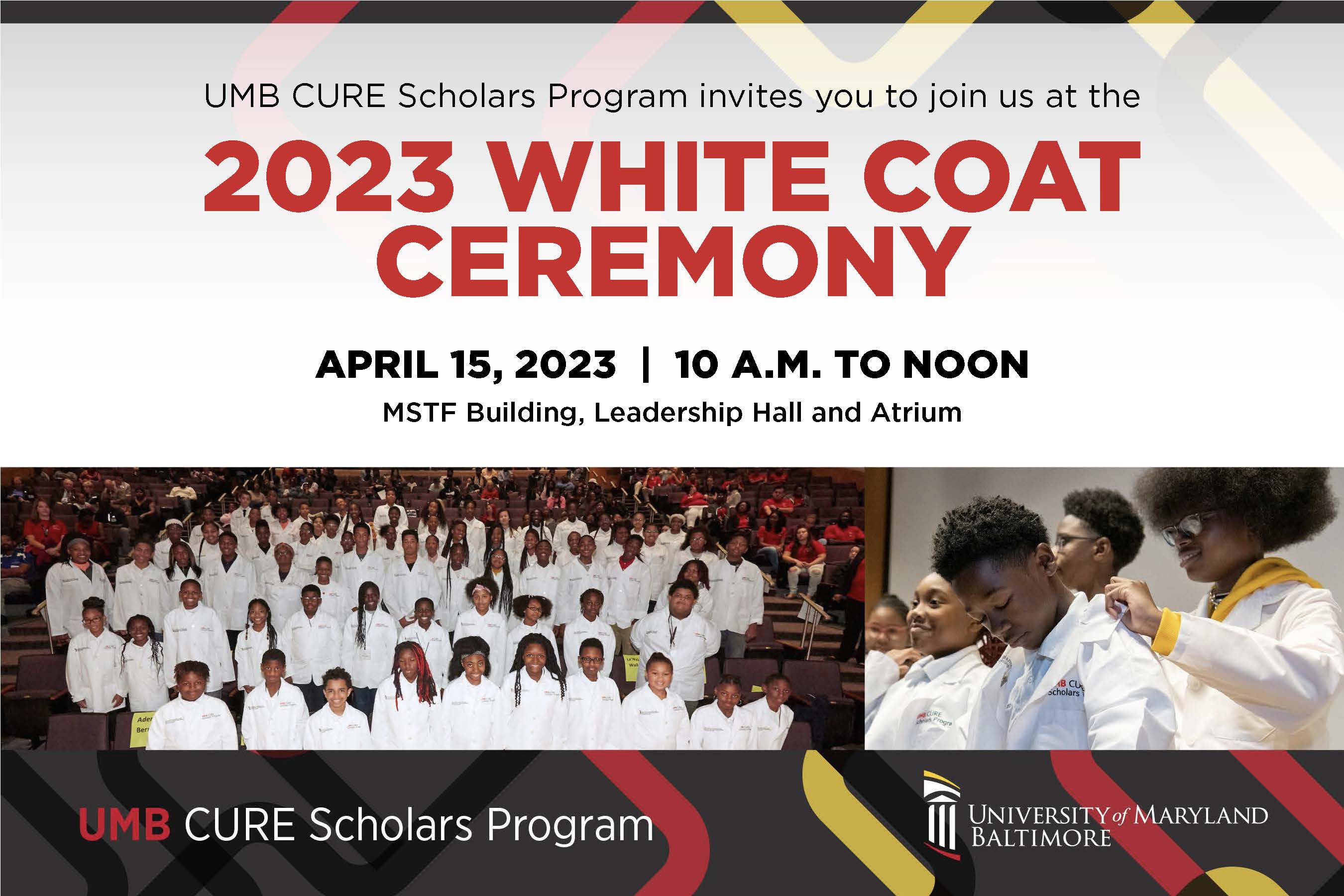CURE Scholars White Coat Ceremony
