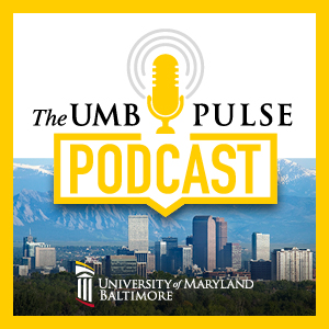 UMB Pulse Podcast logo with Denver skyline