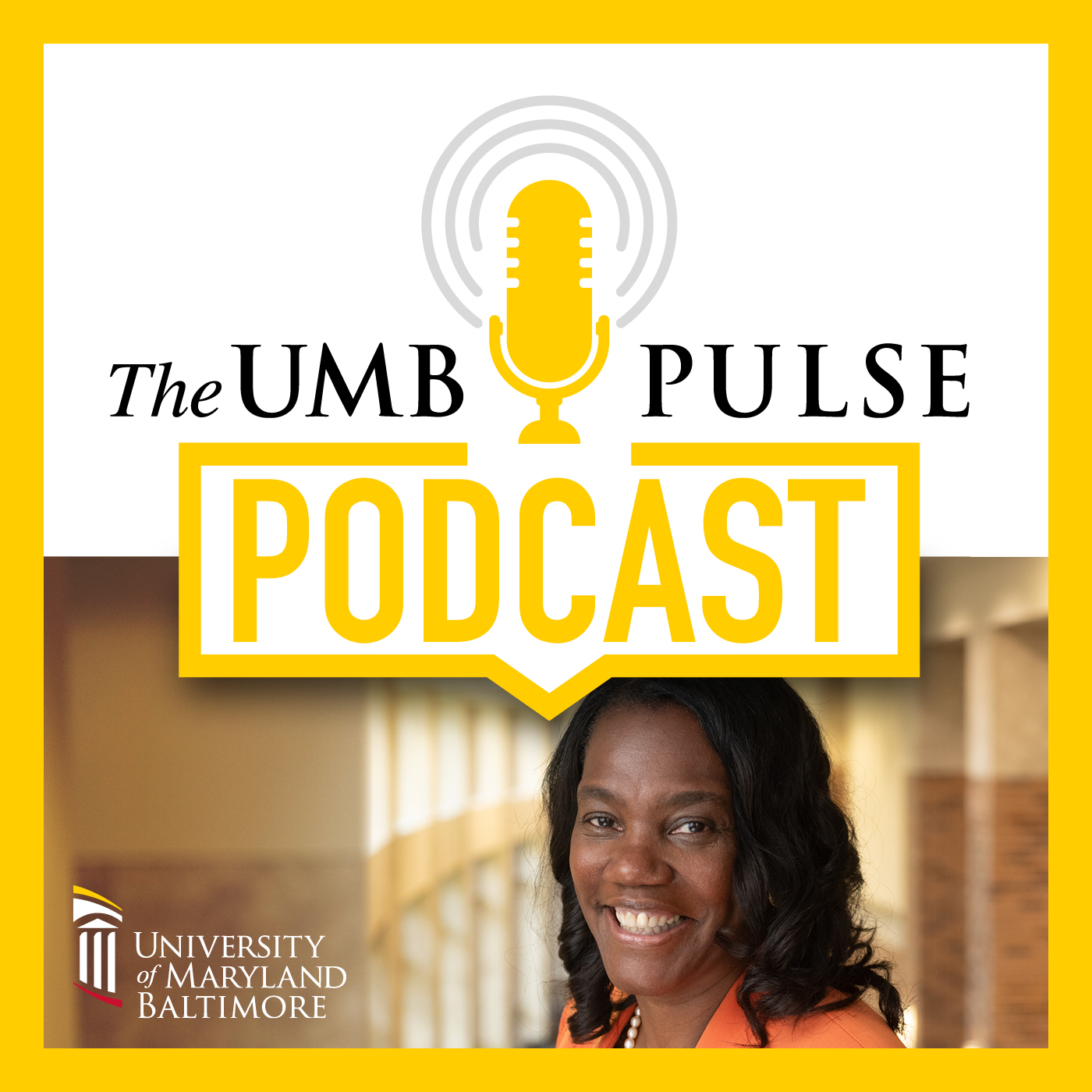 UMB Pulse Podcast graphic with Yolanda Ogbolu