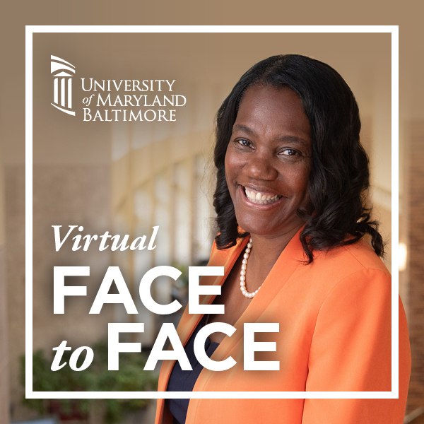 photo of Yolanda Ogbolu with the words Virtual Face to Face with President Jarrell