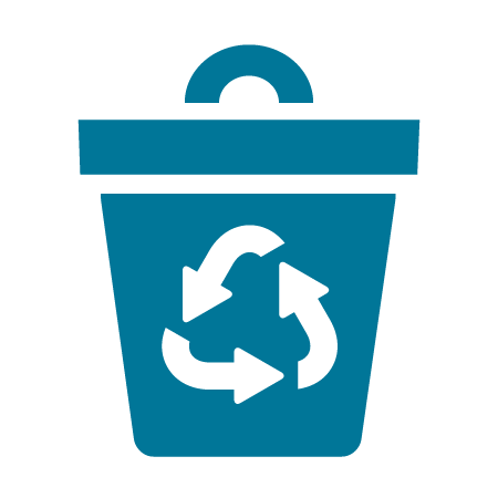 icon of recycling bin