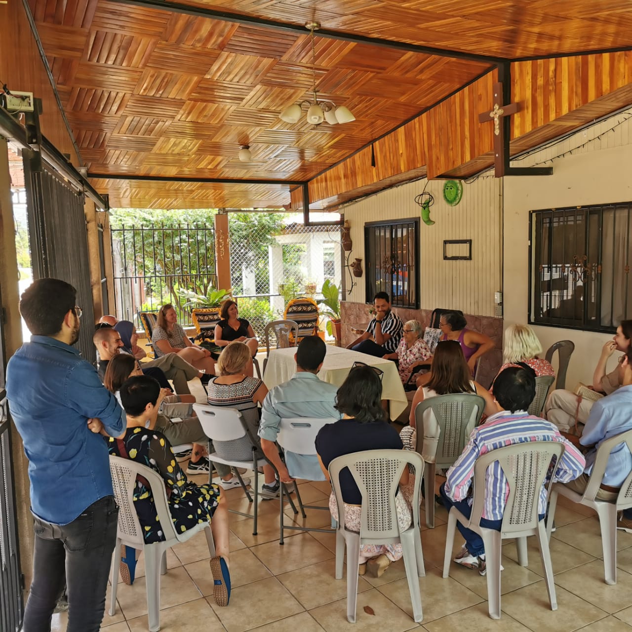 UMB aging researchers gather to listen to a centenarian in Costa Rica
