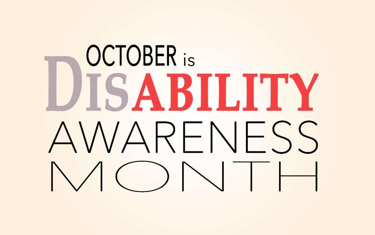 October is Disability Awareness Month