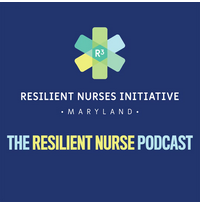 The Resilient Nurse Podcast with R3 logo