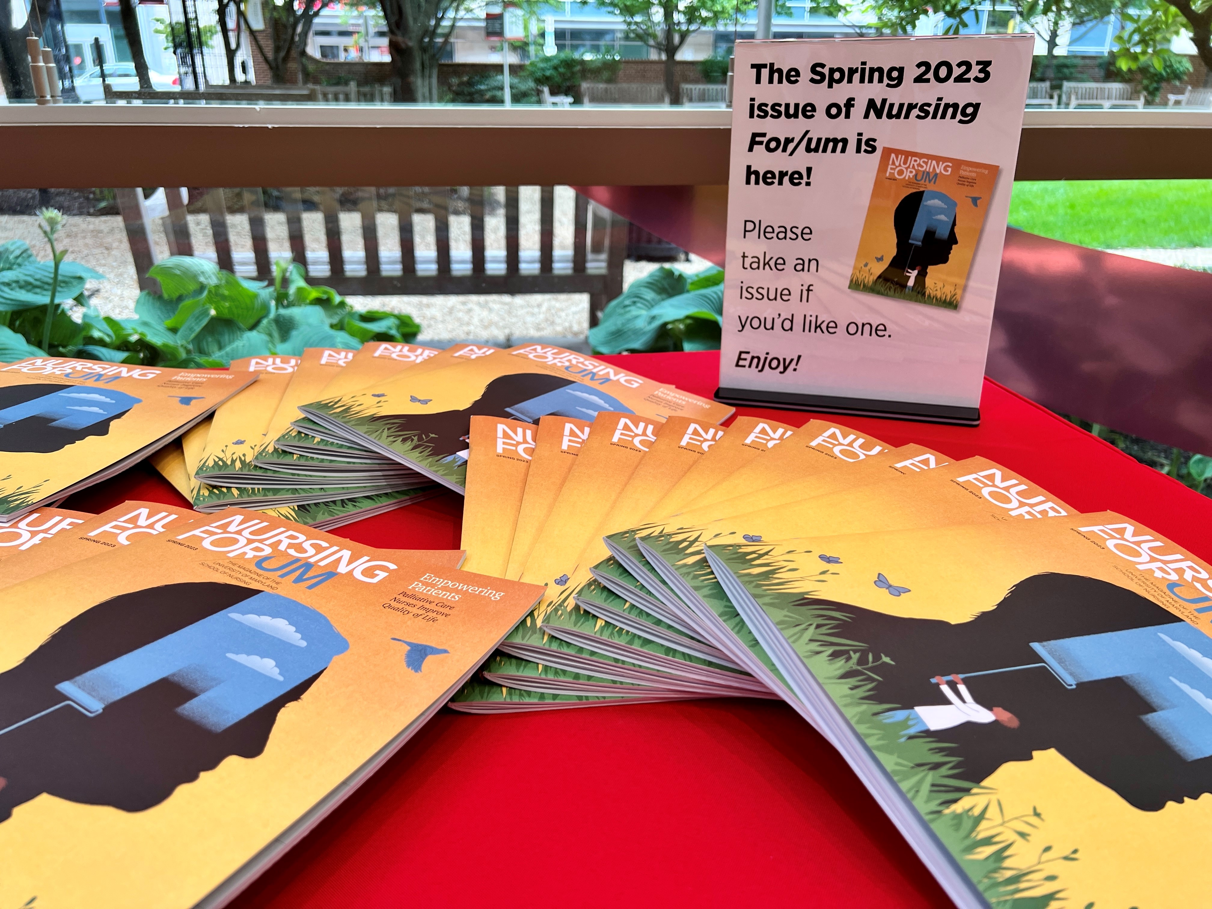 Spring 2023 Nursing For/um Issues Available in the UMSON Lobby - The Elm