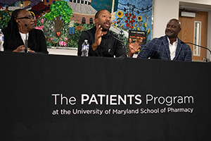 A panel discussion at PATIENTS Day.
