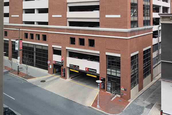 Exterior of Baltimore Grand Garage