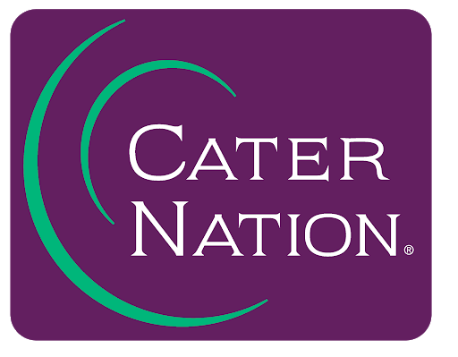 Cater Nation on purple background