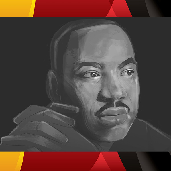 Drawing of MLK