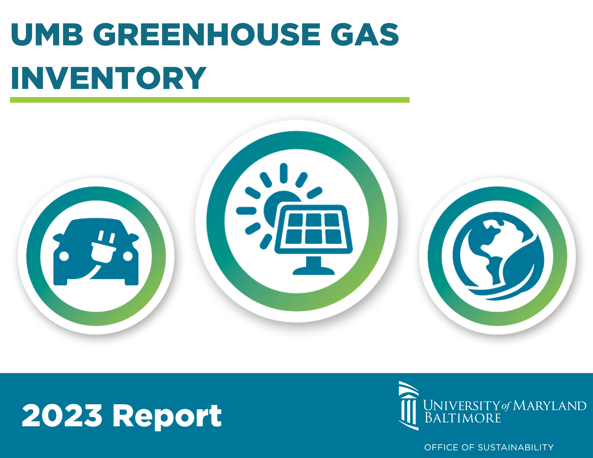 Graphic of FY23 Greenhouse Gas Inventory