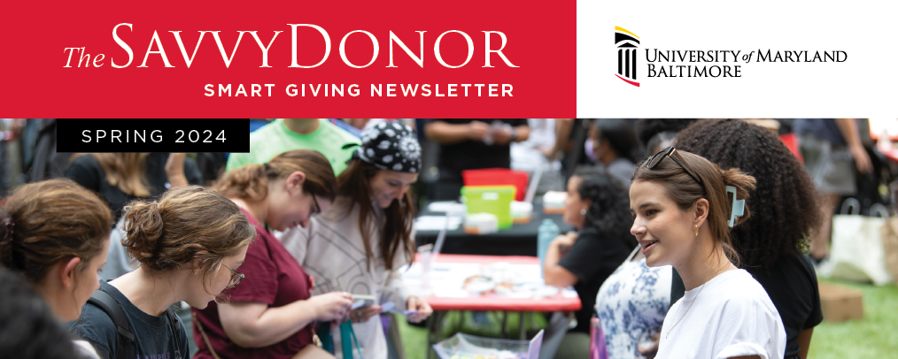 Savvy Donor Newsletter splash page 