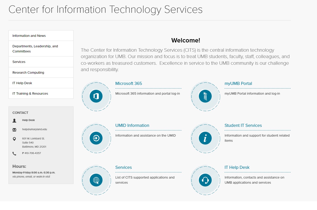 New CITS homepage image