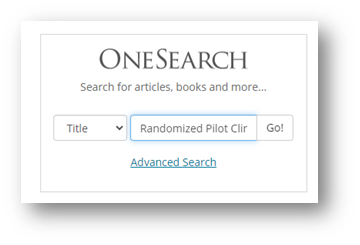 OneSearch