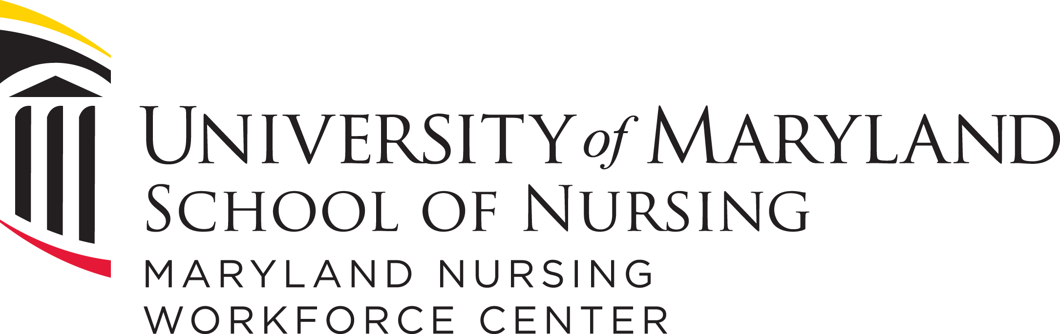 University of Maryland School of Nursing Maryland Nursing Workforce Center logo