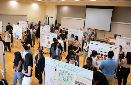 Students presenting their 2024 summer research