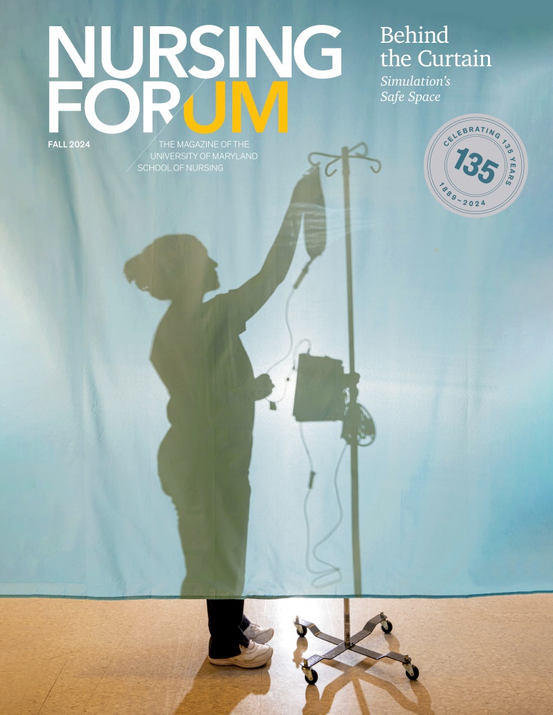 cover of fall 2024 issue of Nursing For/um magazine