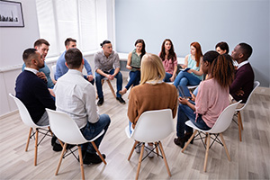 Group sitting in circle