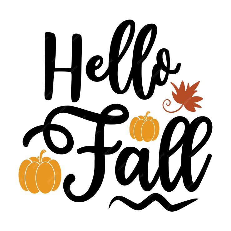 Fall sign showing leaves