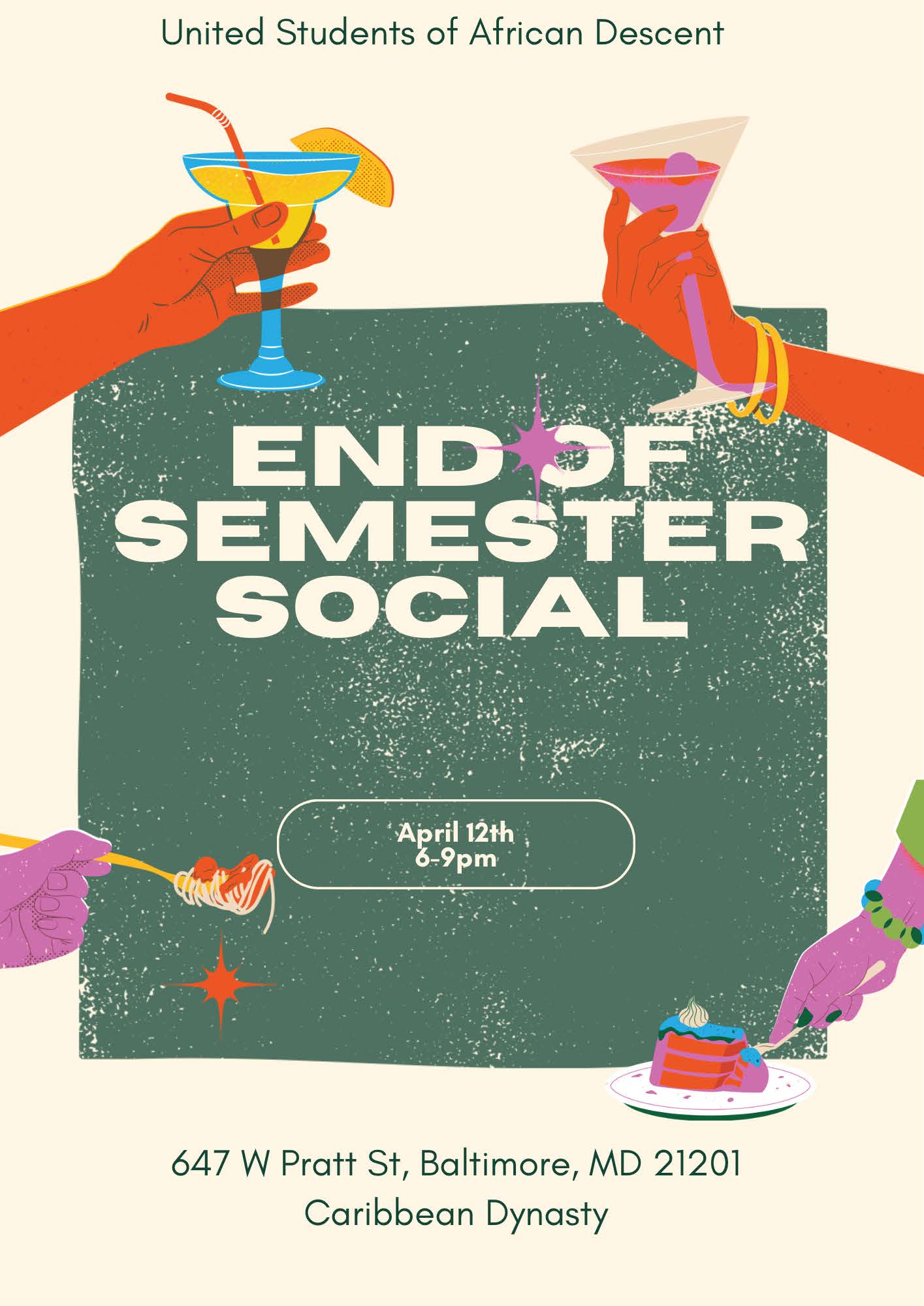 USAD End of Semester Social