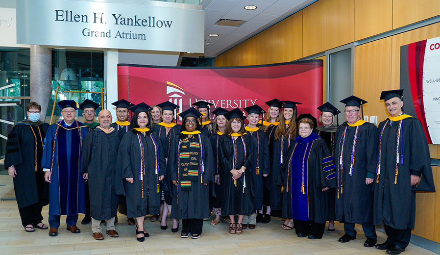 Graduating members of the palliative care program in the class of 2024.