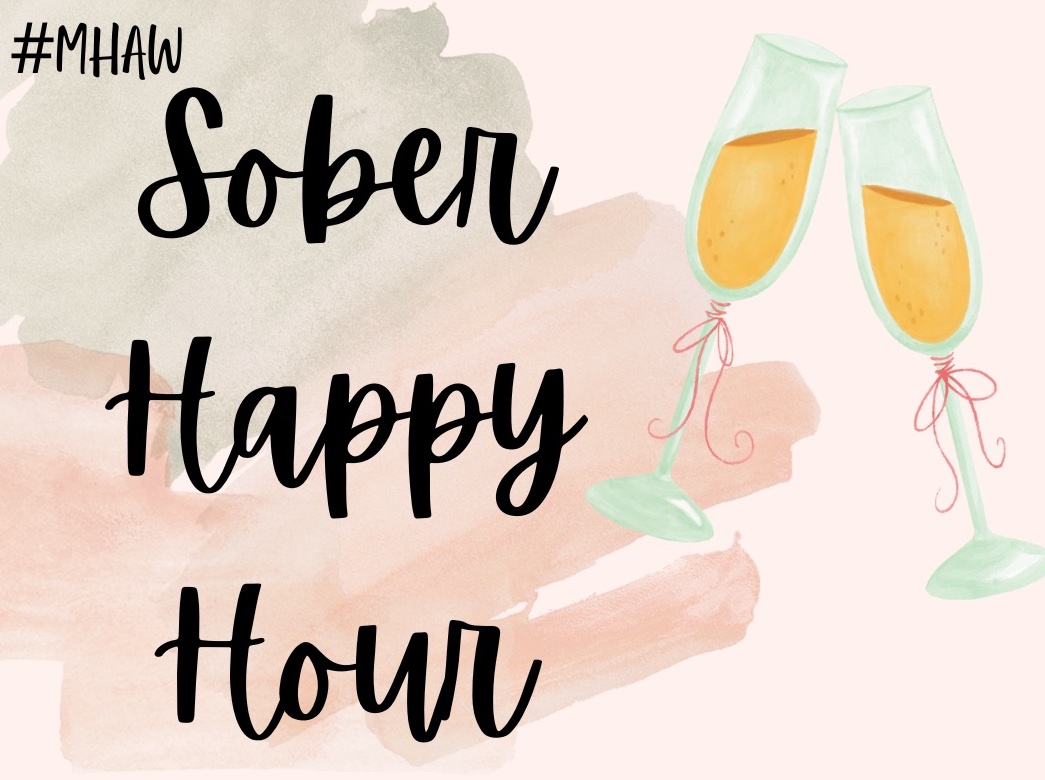 Sober Happy Hour Flyer