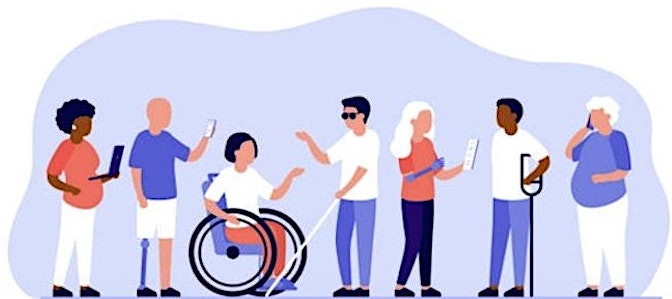 graphic of person in wheelchair