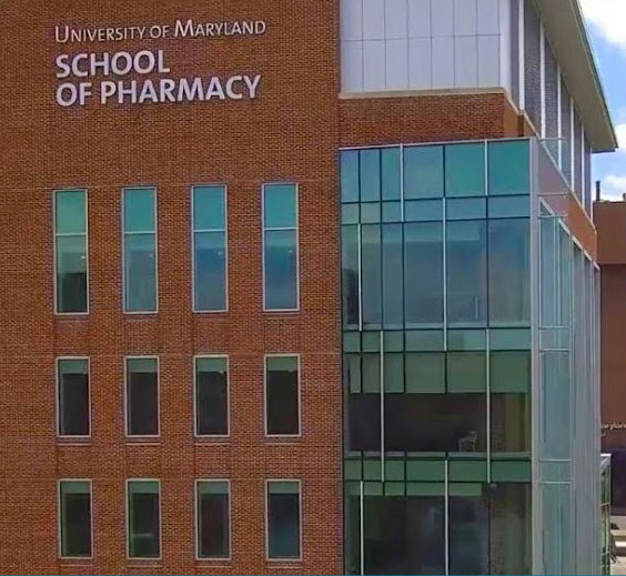 Exterior of the School of Pharmacy building 