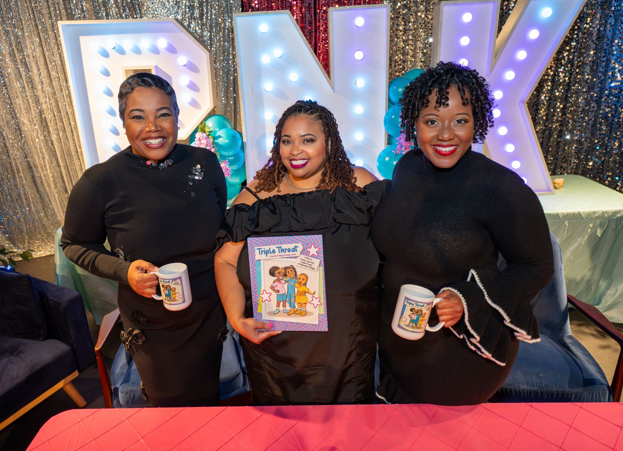 Kellie Jackson, Naeemah Staggs and Leigh Powell