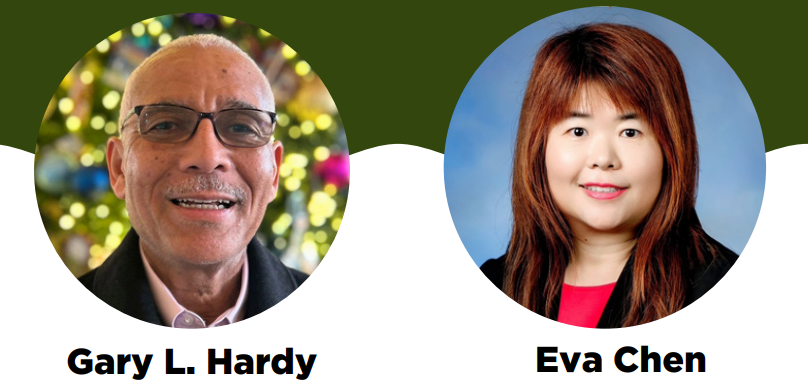 Gary Hardy and Eva Chen