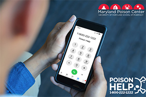 hands holding phone calling 1-800-222-1222