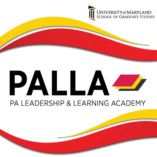 Logo for PALLA with decorative swoops