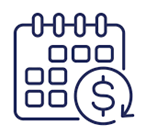 Graphic of calculator and dollar sign