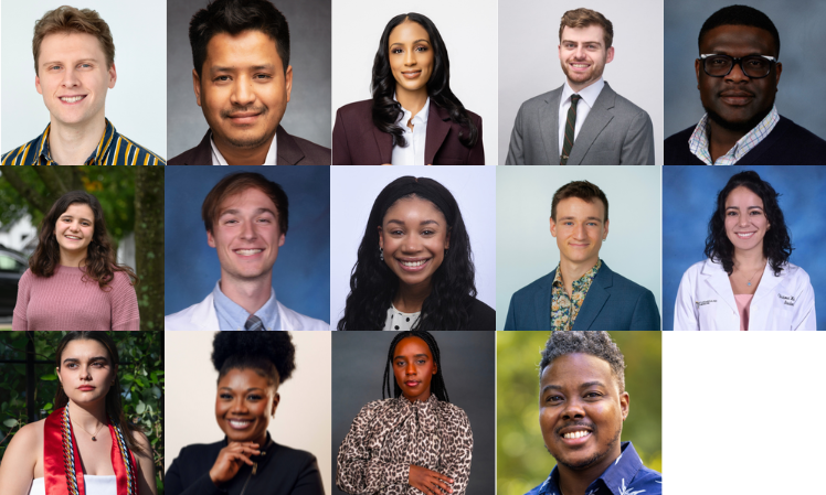 14 of the 15 Provost's Global Scholars.