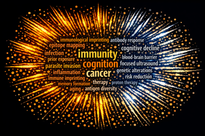 spark with words such as immunity, cognition, and cancer