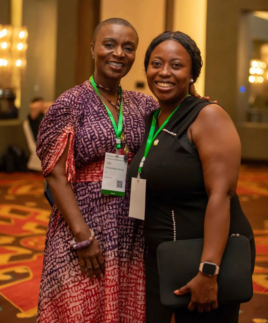 two women at the adna conferencd