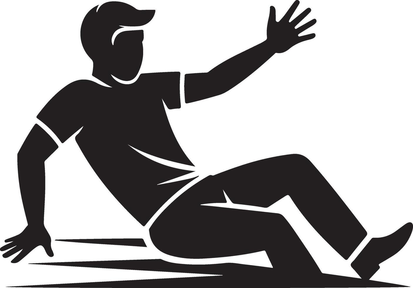 Man falling 