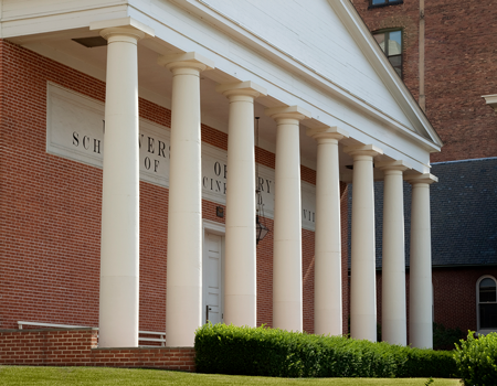 Photo of Davidge Hall on the University of Maryland, Baltimore, campus.