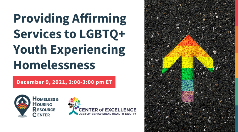 LGBTQ+ Youth Experiencing Homelessness