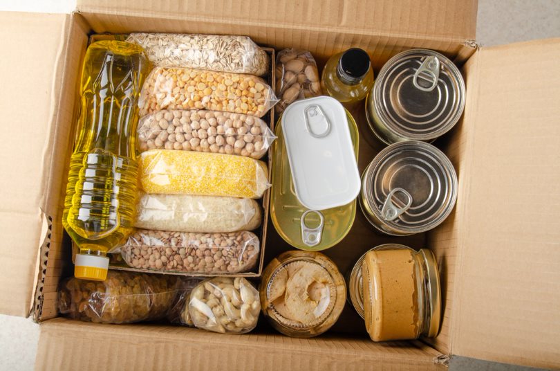 Image of food pantry staples