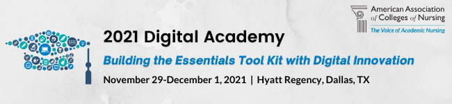 2021 Digital Academy: Building the Essentials Tool Kit with Digital Innovation and AACN logo