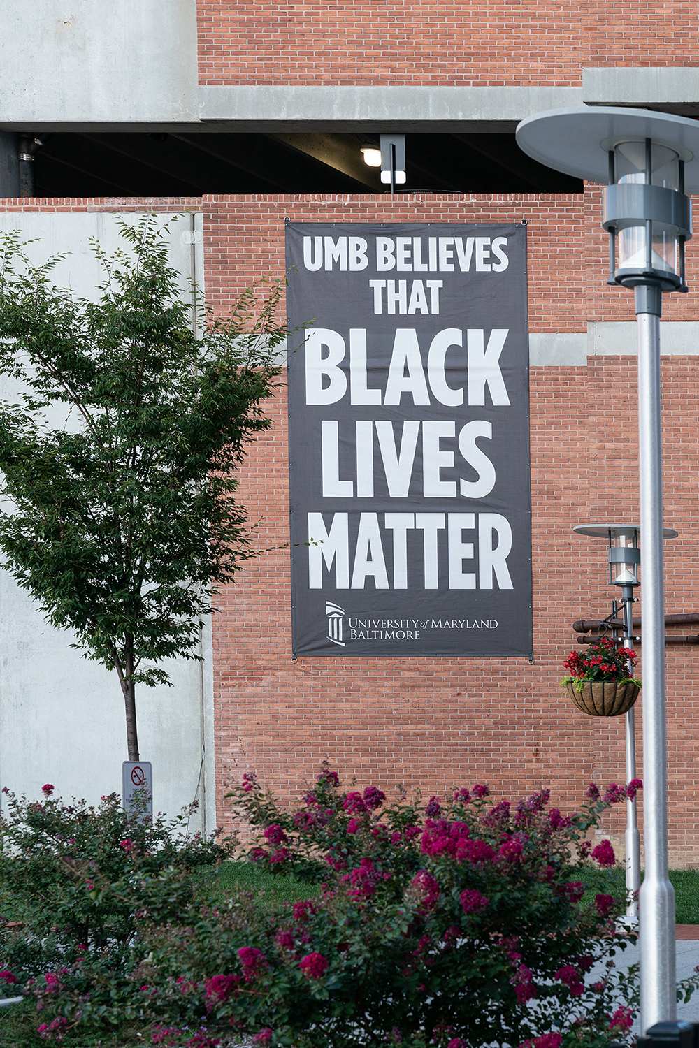 UMB Believes That Black Lives Matter banner